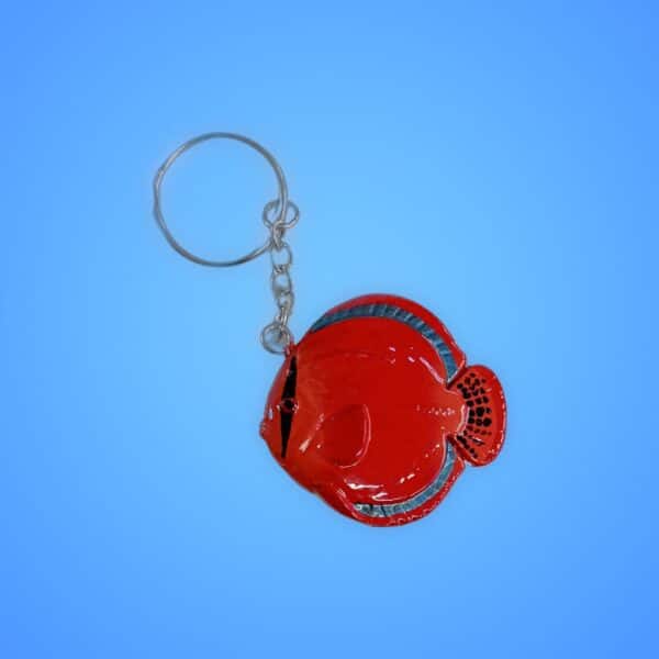 Red San Merah Discus Key Ring