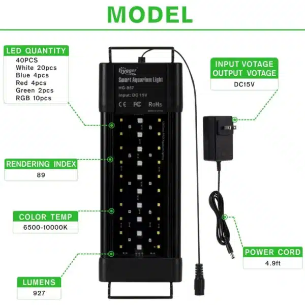 Planted Aquarium Lights 20W - Image 6