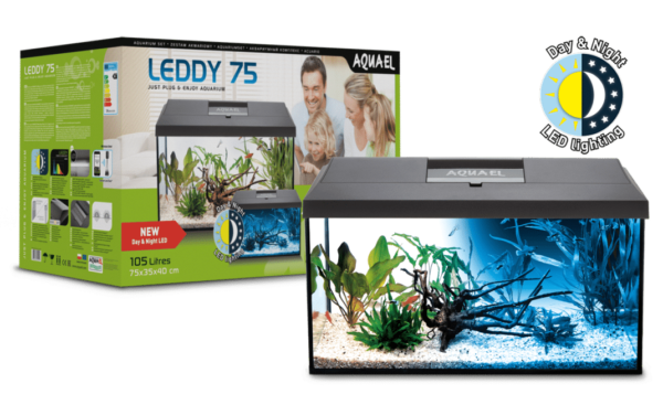 Aquael Leddy 75 Day & Night Aquarium Set